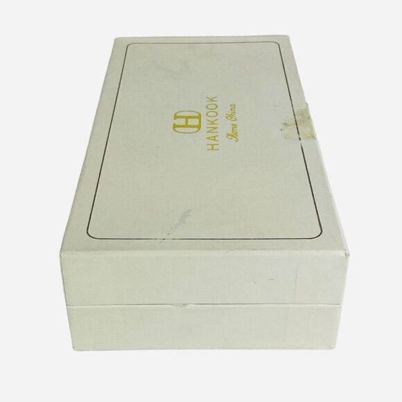 Hankook Bone China England Original Tech Teacup Saucers 2 Sets Korea NIB Floral - Picture 10 of 16